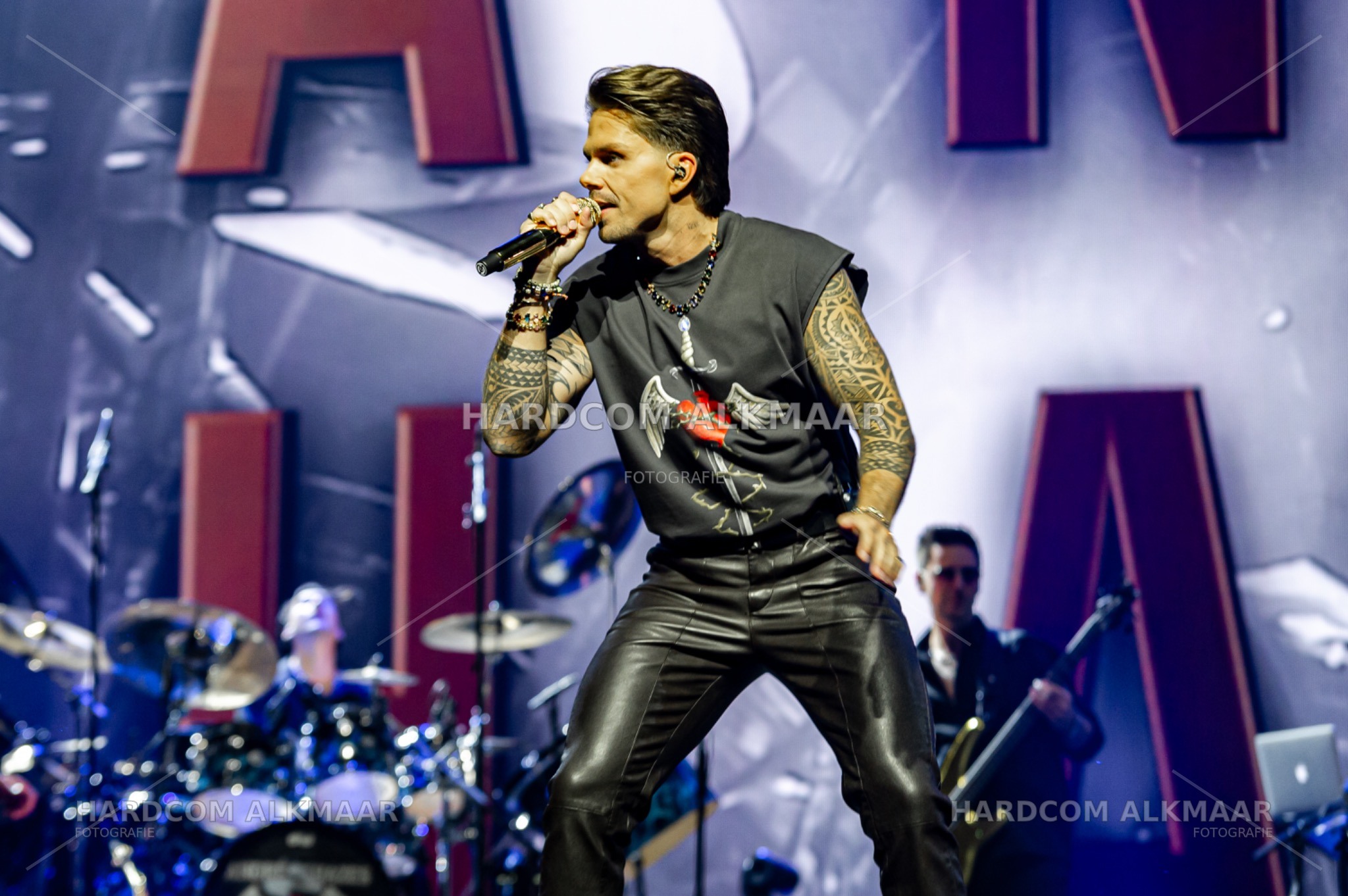 André Hazes jr. tijdens zijn comebackconcert in Ahoy